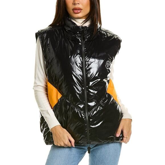 Moncler X Alicia Keys Chelsea Vest Jacket Women 0/ S Black Full Zip NWT $1405 - Picture 2 of 11